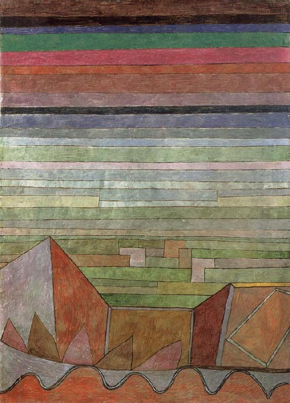 Paul Klee View in the the fertile country oil painting image